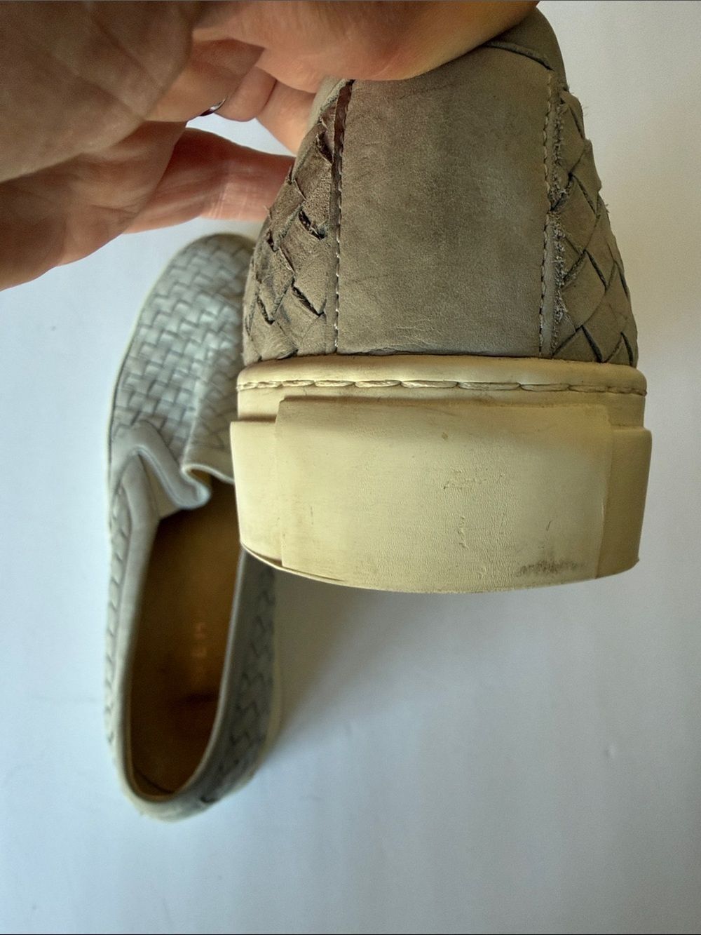 M. Gemi the Cerchio woven slip-on flats leather sz 41 - Picture 4 of 7